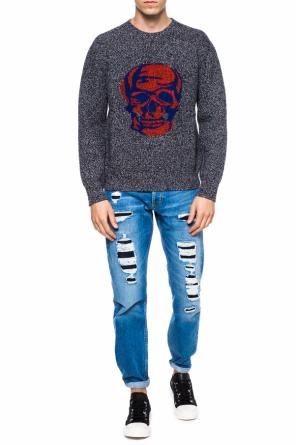 Embroidered skull sweater, zdjęcie 2 Embroidered skull sweater od Alexander McQueen